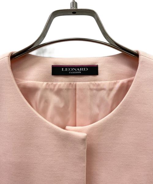 LEONARD（レオナール）LEONARD (レオナール) スプリングコート ピンク サイズ:44の古着・服飾アイテム