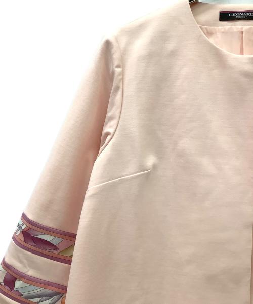 LEONARD（レオナール）LEONARD (レオナール) スプリングコート ピンク サイズ:40の古着・服飾アイテム