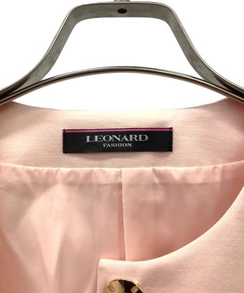 LEONARD（レオナール）LEONARD (レオナール) スプリングコート ピンク サイズ:40の古着・服飾アイテム