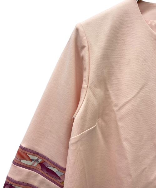 LEONARD（レオナール）LEONARD (レオナール) スプリングコート ピンク サイズ:38の古着・服飾アイテム