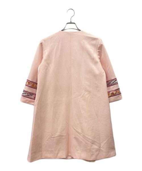LEONARD（レオナール）LEONARD (レオナール) スプリングコート ピンク サイズ:38の古着・服飾アイテム