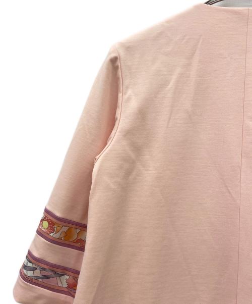 LEONARD（レオナール）LEONARD (レオナール) スプリングコート ピンク サイズ:38の古着・服飾アイテム