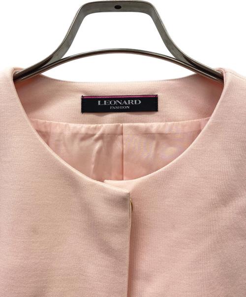 LEONARD（レオナール）LEONARD (レオナール) スプリングコート ピンク サイズ:38の古着・服飾アイテム