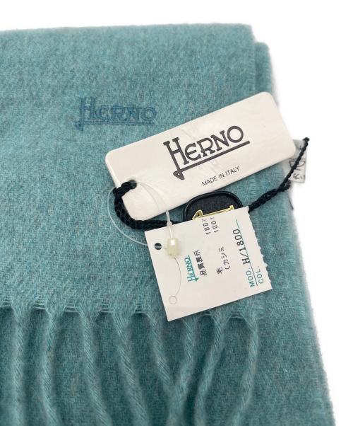 HERNO（ヘルノ）HERNO (ヘルノ) カシミヤマフラー ライトグリーン 未使用品の古着・服飾アイテム