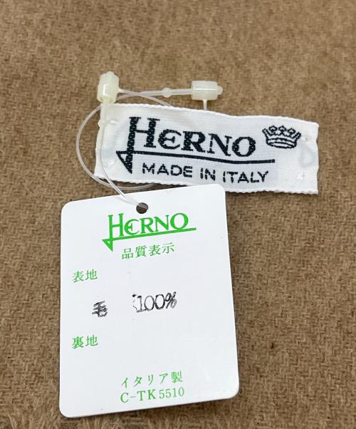 HERNO（ヘルノ）HERNO (ヘルノ) マフラー ブラウン 未使用品の古着・服飾アイテム