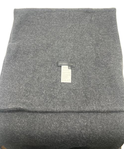 YOHJI YAMAMOTO（ヨウジヤマモト）YOHJI YAMAMOTO (ヨウジヤマモト) NOIR (ノワール) 大判ストール ブラック サイズ:2の古着・服飾アイテム
