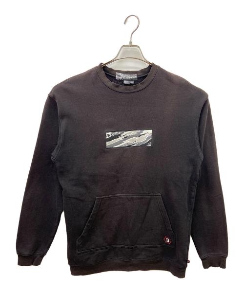 RECON（リーコン）RECON (リーコン) 長袖カットソー ブラウン×グレー サイズ:Lの古着・服飾アイテム