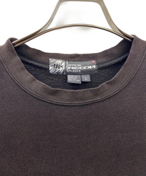 RECON（リーコン）RECON (リーコン) 長袖カットソー ブラウン×グレー サイズ:Lの古着・服飾アイテム