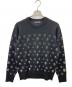 G/FORM（ジーフォーム）の古着「ベアブリックパターンニット」｜ホワイト×ブラック