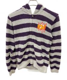 Hysteric Glamour（ヒステリックグラマー）の古着「ジップパーカー」｜パープル×グレー