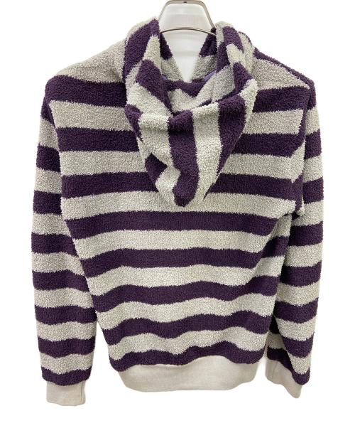 Hysteric Glamour（ヒステリックグラマー）Hysteric Glamour (ヒステリックグラマー) ジップパーカー パープル×グレー サイズ:Sの古着・服飾アイテム