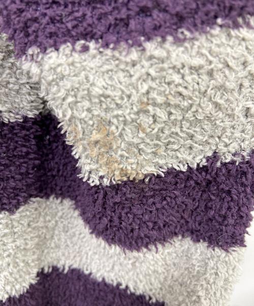 Hysteric Glamour（ヒステリックグラマー）Hysteric Glamour (ヒステリックグラマー) ジップパーカー パープル×グレー サイズ:Sの古着・服飾アイテム