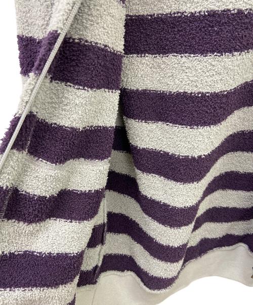 Hysteric Glamour（ヒステリックグラマー）Hysteric Glamour (ヒステリックグラマー) ジップパーカー パープル×グレー サイズ:Sの古着・服飾アイテム