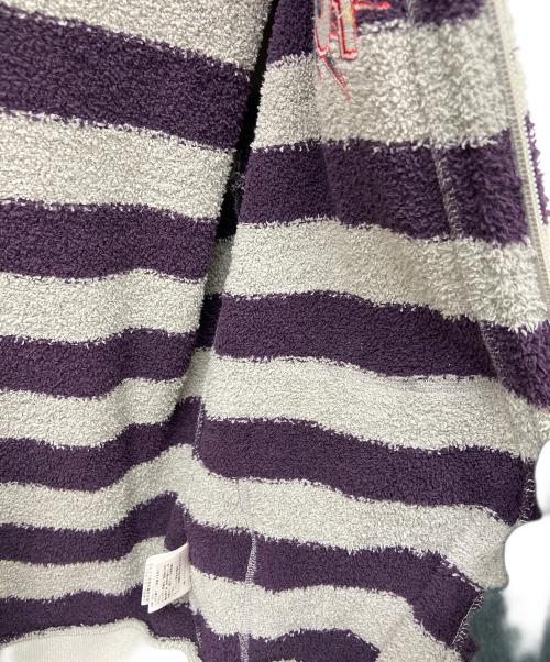 Hysteric Glamour（ヒステリックグラマー）Hysteric Glamour (ヒステリックグラマー) ジップパーカー パープル×グレー サイズ:Sの古着・服飾アイテム