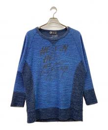 Andy Warhol by HYSTERIC GLAMOUR（アンディーウォーホルバイヒステリックグラマー）の古着「薄手ニット」｜ブルー