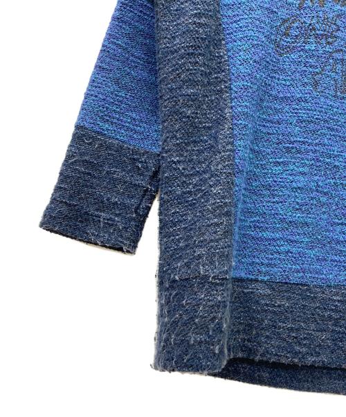 Andy Warhol by HYSTERIC GLAMOUR（アンディーウォーホルバイヒステリックグラマー）Andy Warhol by HYSTERIC GLAMOUR (アンディーウォーホルバイヒステリックグラマー) 薄手ニット ブルー サイズ:Freeの古着・服飾アイテム