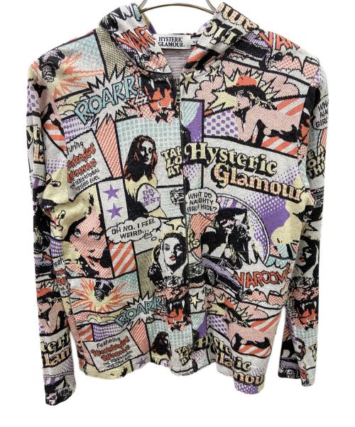 Hysteric Glamour（ヒステリックグラマー）Hysteric Glamour (ヒステリックグラマー) ニットパーカー マルチカラー サイズ:Mの古着・服飾アイテム