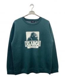 X-LARGE（エクストララージ）の古着「厚手ニット」｜グリーン
