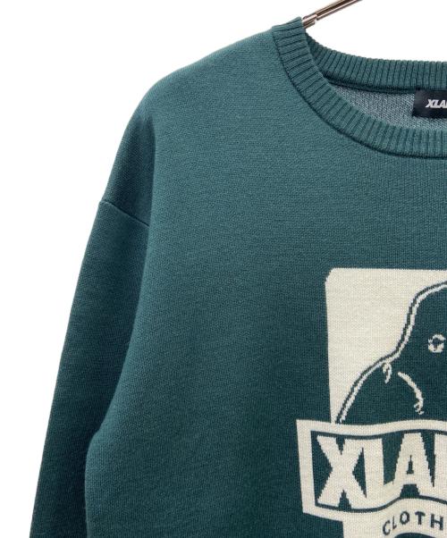 X-LARGE（エクストララージ）X-LARGE (エクストララージ) 厚手ニット グリーン サイズ:XLの古着・服飾アイテム