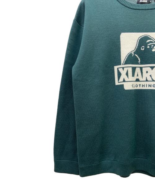 X-LARGE（エクストララージ）X-LARGE (エクストララージ) 厚手ニット グリーン サイズ:XLの古着・服飾アイテム