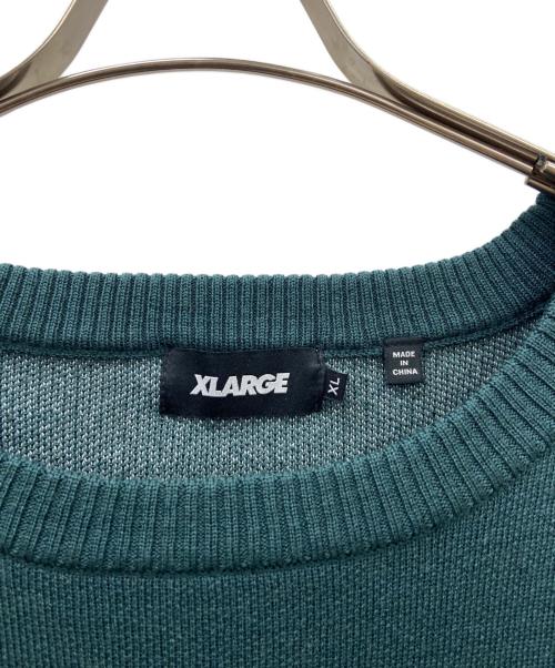 X-LARGE（エクストララージ）X-LARGE (エクストララージ) 厚手ニット グリーン サイズ:XLの古着・服飾アイテム