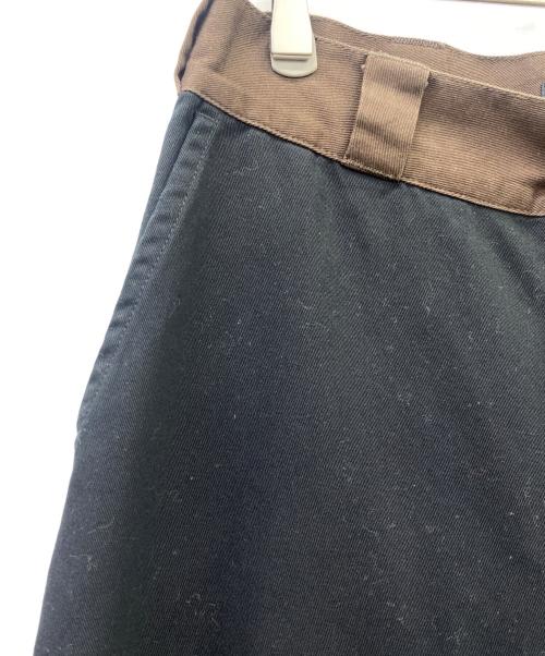 X-LARGE（エクストララージ）X-LARGE (エクストララージ) 2TONE WORK PANTS ブラック×ブラウン サイズ:76㎝ 未使用品の古着・服飾アイテム