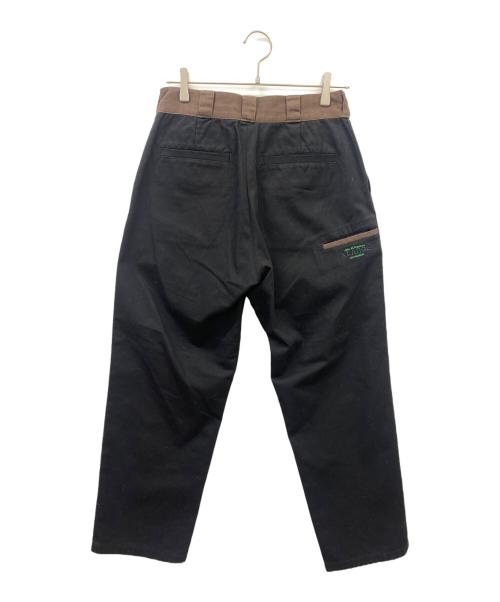 X-LARGE（エクストララージ）X-LARGE (エクストララージ) 2TONE WORK PANTS ブラック×ブラウン サイズ:76㎝ 未使用品の古着・服飾アイテム