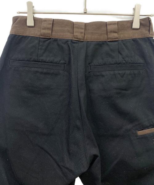 X-LARGE（エクストララージ）X-LARGE (エクストララージ) 2TONE WORK PANTS ブラック×ブラウン サイズ:76㎝ 未使用品の古着・服飾アイテム