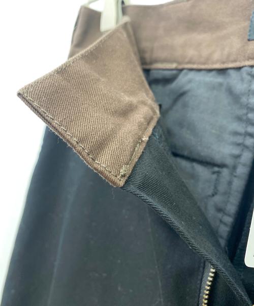 X-LARGE（エクストララージ）X-LARGE (エクストララージ) 2TONE WORK PANTS ブラック×ブラウン サイズ:76㎝ 未使用品の古着・服飾アイテム