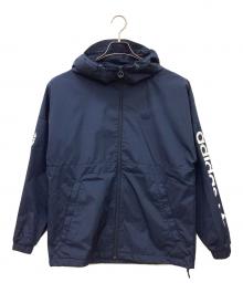 adidas Originals（アディダスオリジナル）の古着「ブロックシェルウィンドブレーカージャケット」｜ネイビー