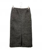 BEAUTY&YOUTHビューティーアンドユース）の古着「ツイードスカート」｜ブラック