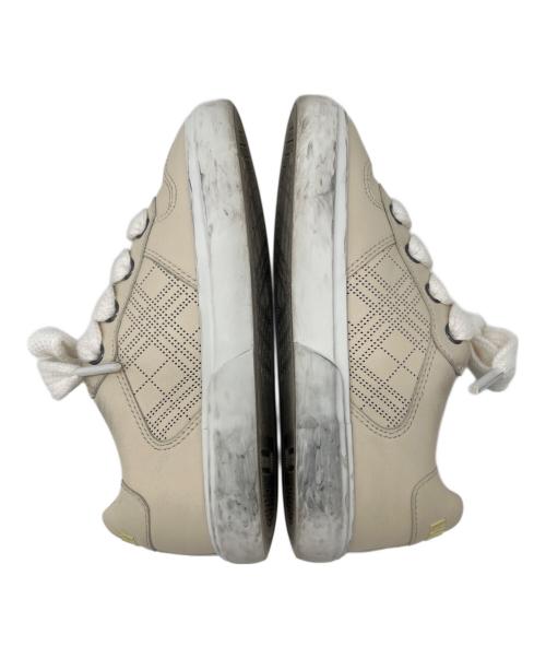 BURBERRY（バーバリー）BURBERRY (バーバリー) Kids Noah Trainers ベージュ×ホワイト サイズ:31の古着・服飾アイテム