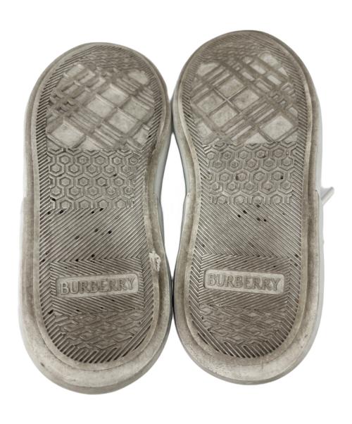 BURBERRY（バーバリー）BURBERRY (バーバリー) Kids Noah Trainers ベージュ×ホワイト サイズ:31の古着・服飾アイテム