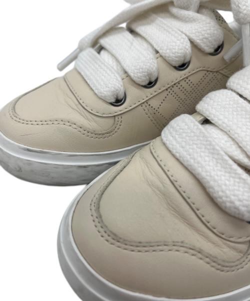 BURBERRY（バーバリー）BURBERRY (バーバリー) Kids Noah Trainers ベージュ×ホワイト サイズ:31の古着・服飾アイテム