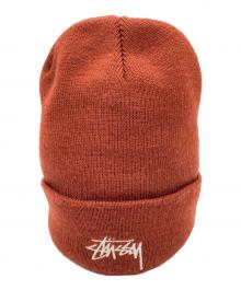 stussy（ステューシー）の古着「stussy　USA製 90s　ニット帽」｜ブラウン