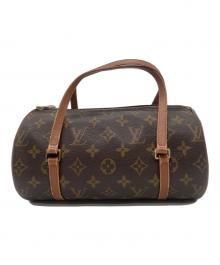 LOUIS VUITTON（ルイ ヴィトン）の古着「LOUIS VUITTON　モノグラム　パピヨンPM  ハンドバッグ」｜ブラウン