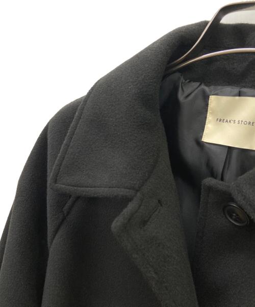 FREAK'S STORE（フリークスストア）FREAK'S STORE (フリークスストア) ビーバーステンカラーコート ブラック サイズ:FREE 未使用品の古着・服飾アイテム