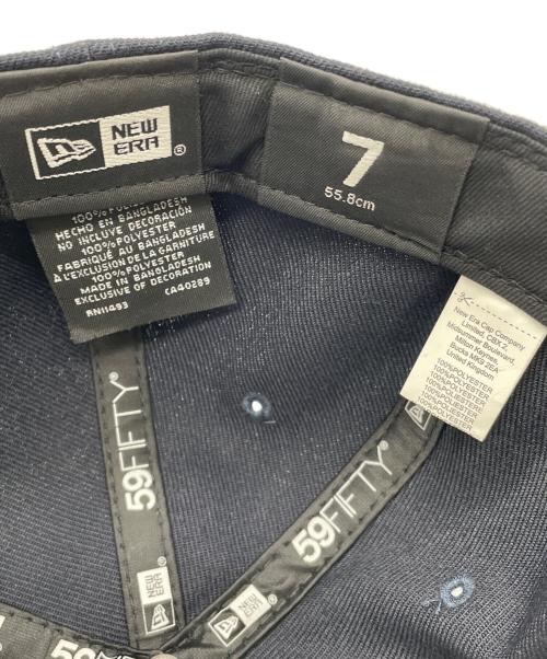 New Era（ニューエラ）New Era (ニューエラ) New Era　MLB アトランタ　キャップ ネイビー×レッドの古着・服飾アイテム