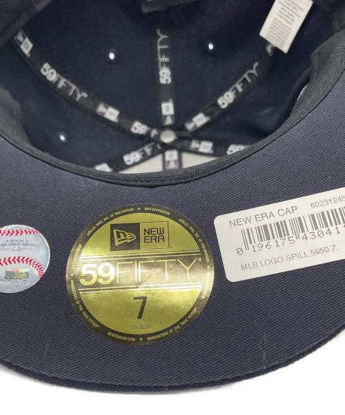 New Era（ニューエラ）New Era (ニューエラ) New Era　MLB アトランタ　キャップ ネイビー×レッドの古着・服飾アイテム