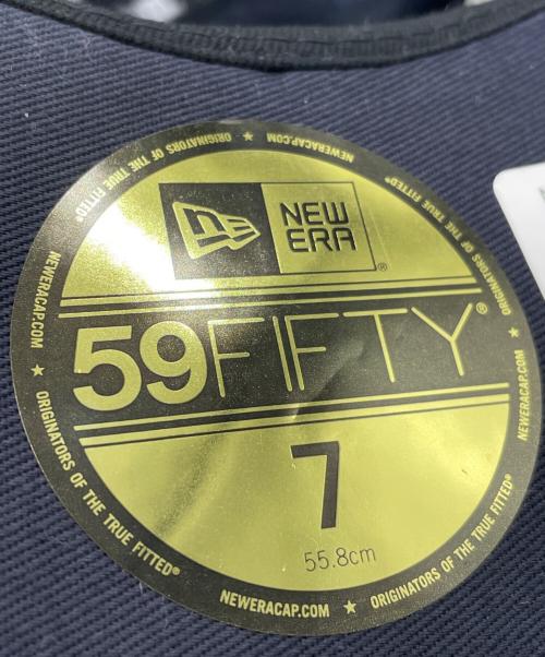 New Era（ニューエラ）New Era (ニューエラ) New Era　MLB アトランタ　キャップ ネイビー×レッドの古着・服飾アイテム