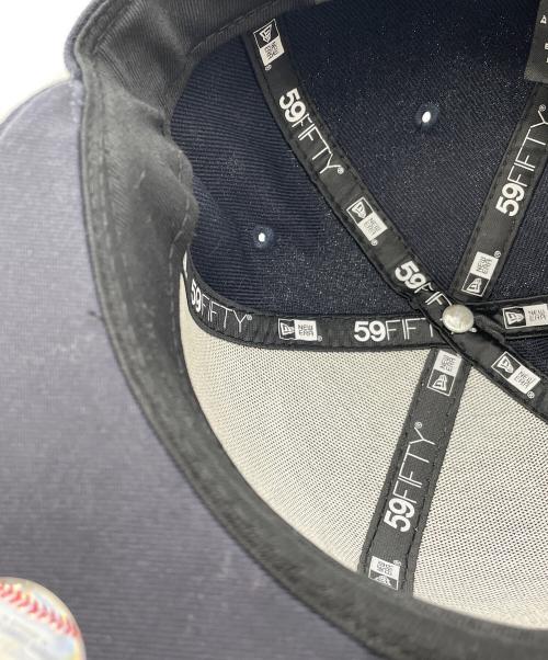 New Era（ニューエラ）New Era (ニューエラ) New Era　MLB アトランタ　キャップ ネイビー×レッドの古着・服飾アイテム