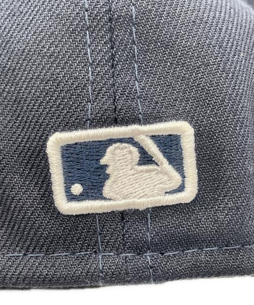 New Era（ニューエラ）New Era (ニューエラ) New Era　MLB アトランタ　キャップ ネイビー×レッドの古着・服飾アイテム