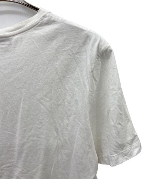 maison kitsune（メゾンキツネ）MAISON KITSUNE (メゾンキツネ) CHILLAX FOX PATCH REGULAR TEE ホワイト サイズ:Lの古着・服飾アイテム