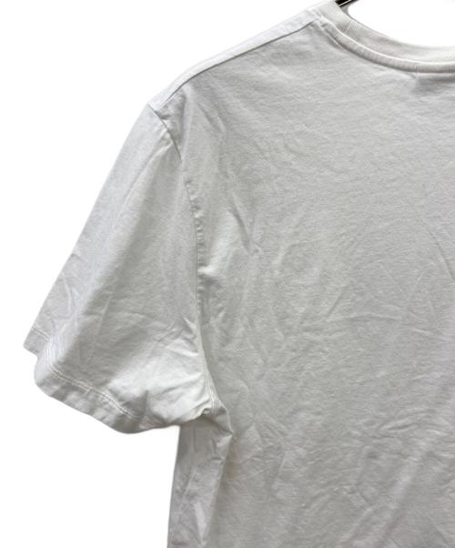 maison kitsune（メゾンキツネ）MAISON KITSUNE (メゾンキツネ) CHILLAX FOX PATCH REGULAR TEE ホワイト サイズ:Lの古着・服飾アイテム