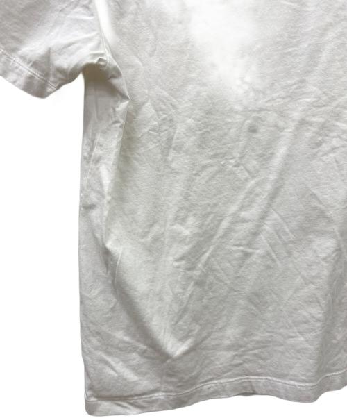 maison kitsune（メゾンキツネ）MAISON KITSUNE (メゾンキツネ) CHILLAX FOX PATCH REGULAR TEE ホワイト サイズ:Lの古着・服飾アイテム