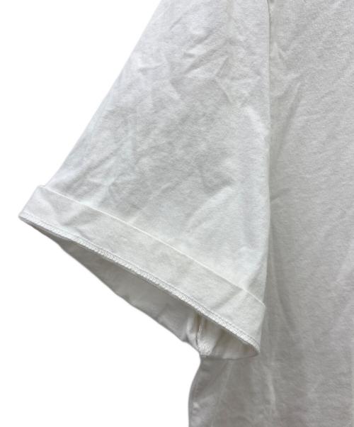 maison kitsune（メゾンキツネ）MAISON KITSUNE (メゾンキツネ) CHILLAX FOX PATCH REGULAR TEE ホワイト サイズ:Lの古着・服飾アイテム