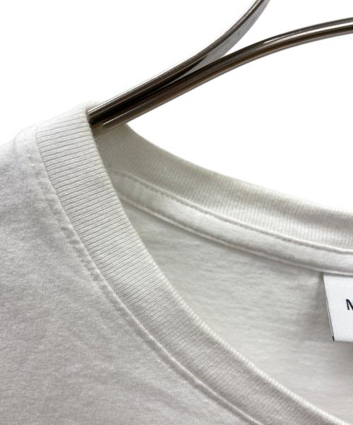 maison kitsune（メゾンキツネ）MAISON KITSUNE (メゾンキツネ) CHILLAX FOX PATCH REGULAR TEE ホワイト サイズ:Lの古着・服飾アイテム