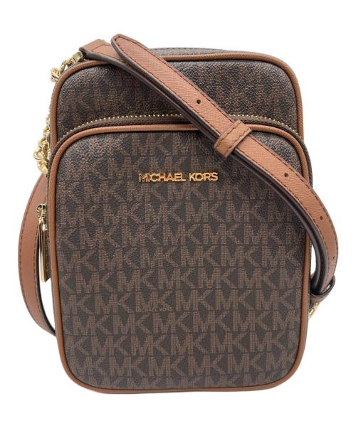 MICHAEL KORS（マイケル・コース）MICHAEL KORS (マイケル・コース) チェーン クロスボディ ブラウンの古着・服飾アイテム