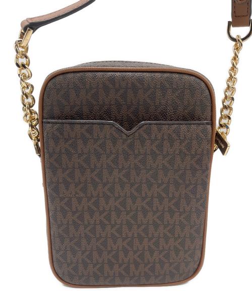 MICHAEL KORS（マイケル・コース）MICHAEL KORS (マイケル・コース) チェーン クロスボディ ブラウンの古着・服飾アイテム