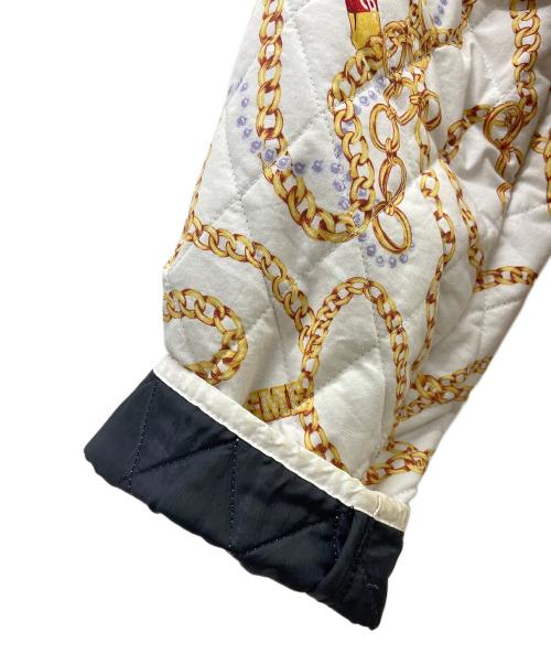 SUPREME（シュプリーム）Supreme (シュプリーム) Chains Quilted jacket ホワイト サイズ:Mの古着・服飾アイテム